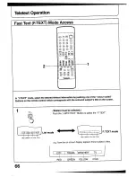 Предварительный просмотр 64 страницы Panasonic TX-26V2Z Operating Instructions Manual