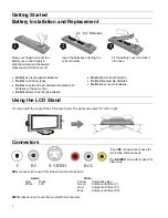 Preview for 6 page of Panasonic TX-27LWD500A Operating Instructions Manual