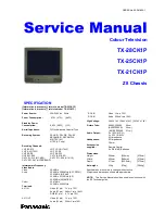 Panasonic TX-28CK1P Service Manual preview