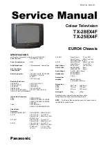 Preview for 3 page of Panasonic TX-28EX4F Service Manual