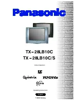 Panasonic TX-28LB10C Operating Instructions Manual preview