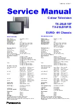 Panasonic TX-28LB10F Service Manual предпросмотр