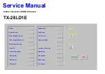 Preview for 1 page of Panasonic TX-28LD1E Service Manual