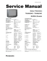 Panasonic TX-28LD4C Service Manual предпросмотр