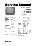 Panasonic TX-28MD4P Service Manual preview
