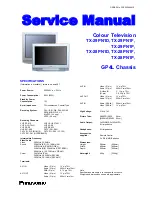 Preview for 1 page of Panasonic TX-28PN1D Service Manual