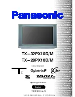 Panasonic TX-28PX10DM Operating Instructions Manual preview