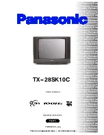 Panasonic TX-28SK10C Operating Instructions Manual preview