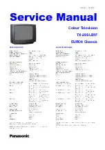 Panasonic TX-28SLB1F Service Manual preview