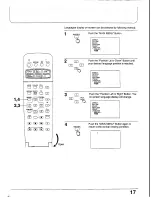 Предварительный просмотр 17 страницы Panasonic TX-28WG25 Series Operating Instructions Manual