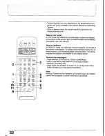 Предварительный просмотр 52 страницы Panasonic TX-28WG25 Series Operating Instructions Manual