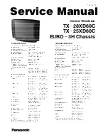 Panasonic TX-28XD60C Service Manual preview