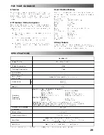 Предварительный просмотр 29 страницы Panasonic TX-29A30C Operating Instructions Manual