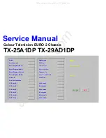 Предварительный просмотр 1 страницы Panasonic TX-29AD1DP Service Manual