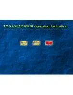Panasonic TX-29AD70F Operating Instructions Manual preview
