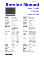 Предварительный просмотр 1 страницы Panasonic TX-29AK10F Service Manual