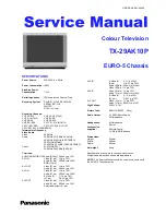 Panasonic TX-29AK10P Service Manual предпросмотр