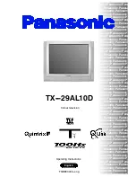 Panasonic TX-29AL10D Operating Instructions Manual предпросмотр