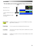 Preview for 13 page of Panasonic TX-29E40DM Operating Instructions Manual