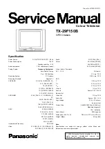 Panasonic TX-29F150B Service Manual предпросмотр