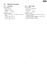 Preview for 7 page of Panasonic TX-29F355H Service Manual