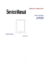 Предварительный просмотр 1 страницы Panasonic TX-29FX20R Service Manual