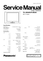 Panasonic TX-29G455R-IRAN Service Manual предпросмотр