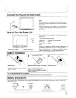 Preview for 7 page of Panasonic TX-29GF10 series Operating Instructions Manual