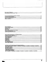 Preview for 3 page of Panasonic TX-29GF85 Series Operating Instructions Manual