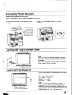 Preview for 9 page of Panasonic TX-29GF85 Series Operating Instructions Manual