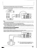 Preview for 15 page of Panasonic TX-29GF85 Series Operating Instructions Manual