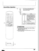 Preview for 39 page of Panasonic TX-29GF85 Series Operating Instructions Manual