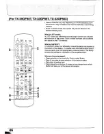 Preview for 46 page of Panasonic TX-29GF85 Series Operating Instructions Manual