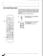 Preview for 48 page of Panasonic TX-29GF85 Series Operating Instructions Manual