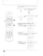 Предварительный просмотр 22 страницы Panasonic TX-29GV10 Series Operating Instructions Manual