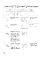 Предварительный просмотр 26 страницы Panasonic TX-29GV10 Series Operating Instructions Manual