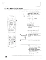 Предварительный просмотр 70 страницы Panasonic TX-29GV10 Series Operating Instructions Manual