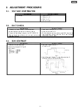 Предварительный просмотр 11 страницы Panasonic TX-29P180B Service Manual