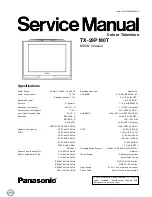 Panasonic TX-29P180T Service Manual предпросмотр