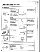 Предварительный просмотр 4 страницы Panasonic TX-29P180Z Operating Instructions Manual