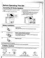 Предварительный просмотр 6 страницы Panasonic TX-29P180Z Operating Instructions Manual