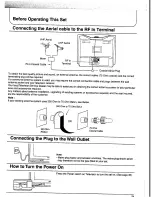 Предварительный просмотр 7 страницы Panasonic TX-29P180Z Operating Instructions Manual