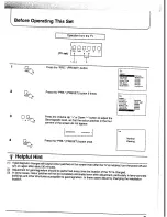 Предварительный просмотр 9 страницы Panasonic TX-29P180Z Operating Instructions Manual