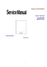 Panasonic TX-29P190T Service Manual предпросмотр