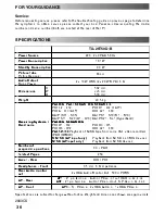 Preview for 36 page of Panasonic TX-29PM11F Operating Instructions Manual