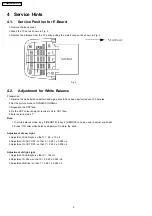 Предварительный просмотр 8 страницы Panasonic TX-29RX20M-MALAYSIA Service Manual