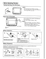 Предварительный просмотр 7 страницы Panasonic TX-29S90Z Operating Instructions Manual