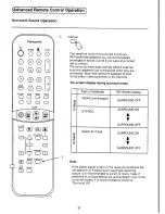 Предварительный просмотр 27 страницы Panasonic TX-29S90Z Operating Instructions Manual