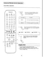 Предварительный просмотр 29 страницы Panasonic TX-29S90Z Operating Instructions Manual