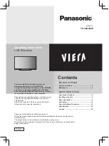 Panasonic TX-32A400E Operating Instructions Manual preview